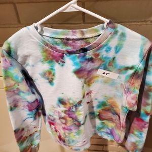 Crew Neck Tie Dye Sweater